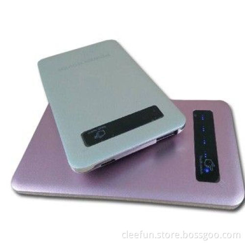 Super slim power bank, best quality with aluminum case, touchscreen, polymer battery, 4000mAh